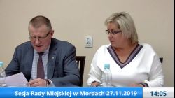 Sesja Rady Miejskiej w Mordach – 27.11.2019