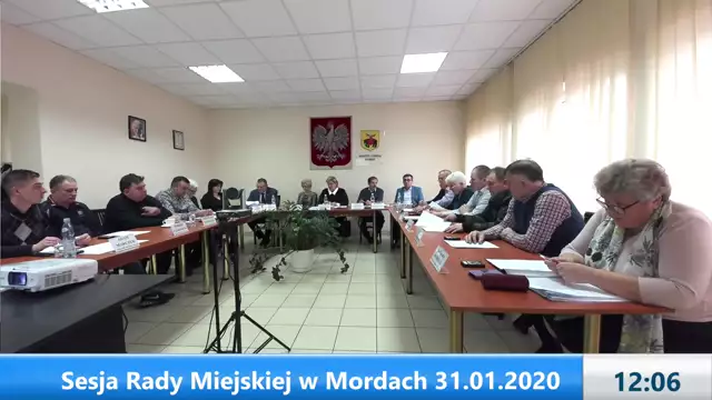 Sesja Rady Miejskiej w Mordach – 31.01.2020
