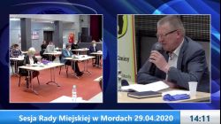Sesja Rady Miejskiej w Mordach – 29.04.2020 roku