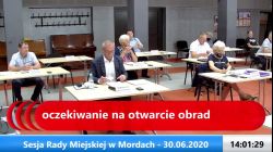 Sesja Rady Miejskiej w Mordach - 30.06.2020