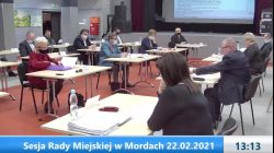 Sesja Rady Miejskiej w Mordach - 22.02.2021