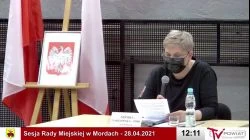 Sesja Rady Miejskiej w Mordach – 28.04.2021