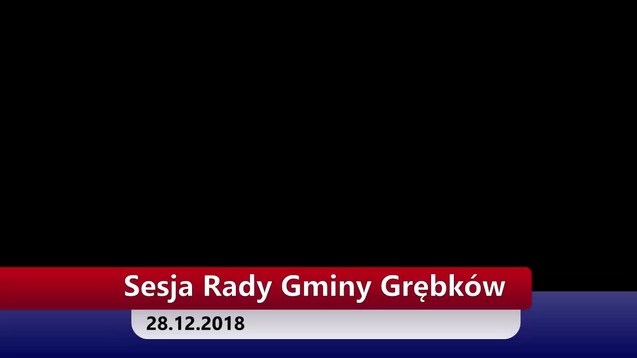 Sesja Rady Gminy Grębków – 28.12.2018