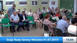 Sesja Rady Gminy Wiśniew – 01.07.2019