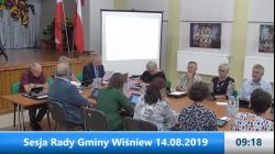 Sesja Rady Gminy Wiśniew – 14.08.2019