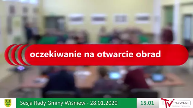 Sesja Rady Gminy Wiśniew - 28.01.2020r