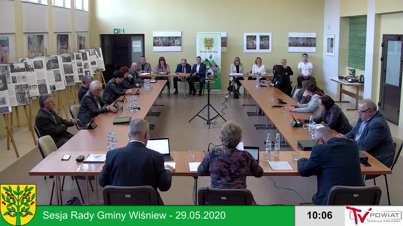 Sesja Rady Gminy Wiśniew 29.05.2020
