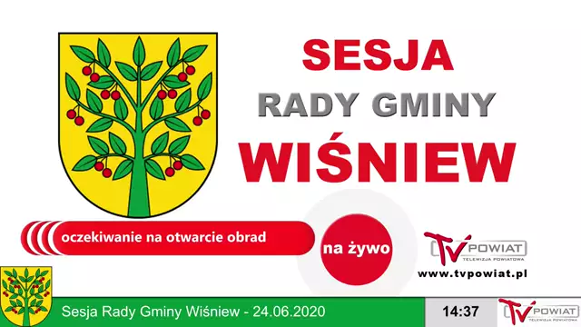 Sesja Rady Gminy Wiśniew - 24.06.2020