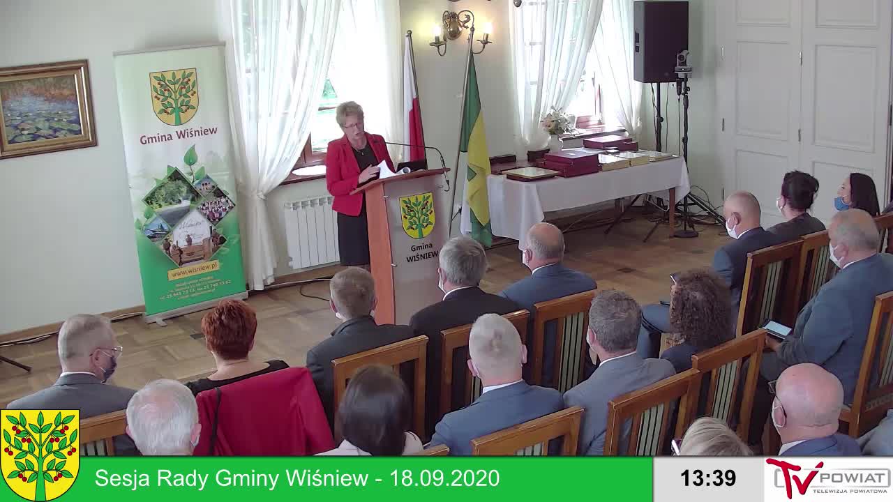 Sesja Rady Gminy Wiśniew - 18.09.2020