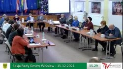 Sesja Rady Gminy WiÅ›niew â€“ 15.12.2021