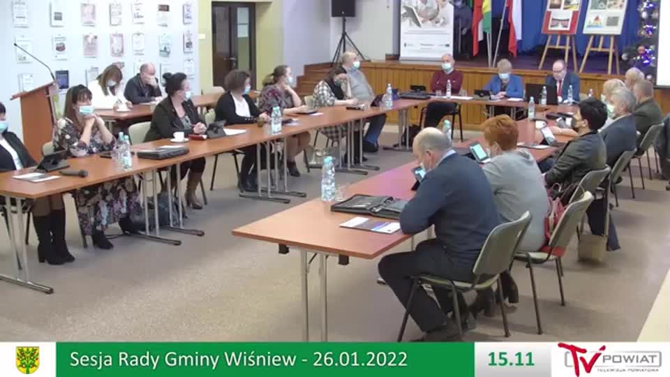 Sesja Rady Gminy Wiśniew - 26.01.2022
