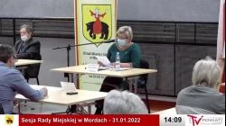 Sesja Rady Miejskiej w Mordach â€“ 31.01.2022