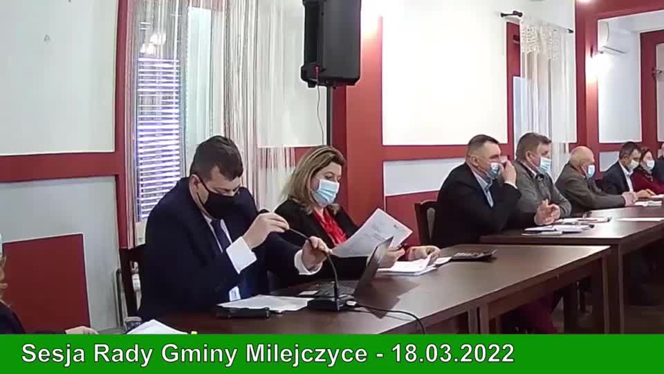 Sesja Rady Gminy Milejczyce – 18.03.2022