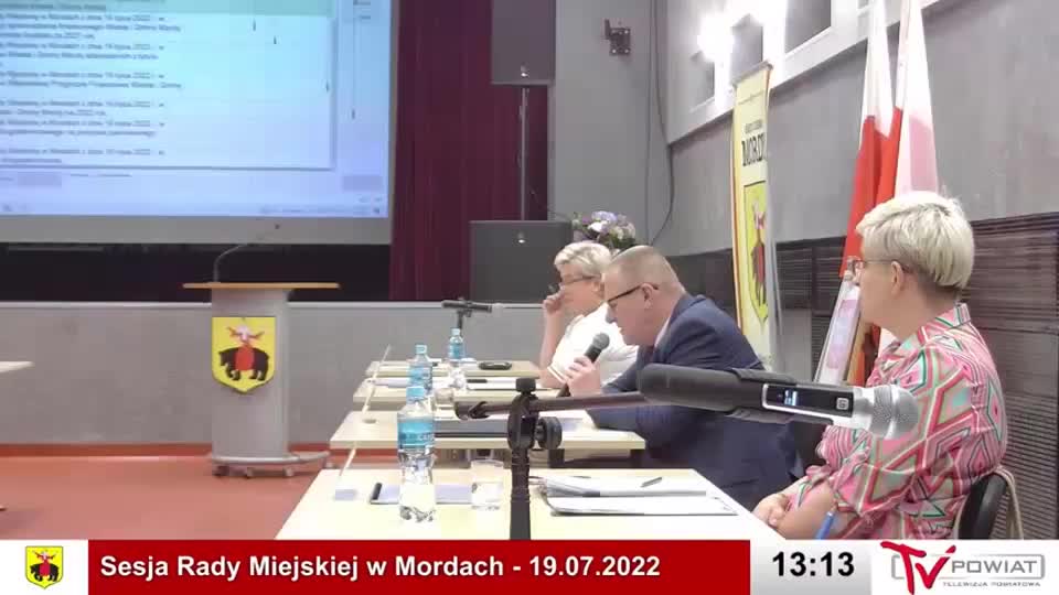 Sesja Rady Miejskiej w Mordach – 19.07.2022