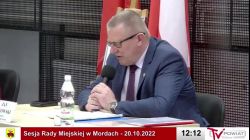 Sesja Rady Miejskiej w Mordach – 20.10.2022