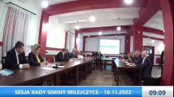 Sesja Rady Gminy Milejczyce – 10.11.2022
