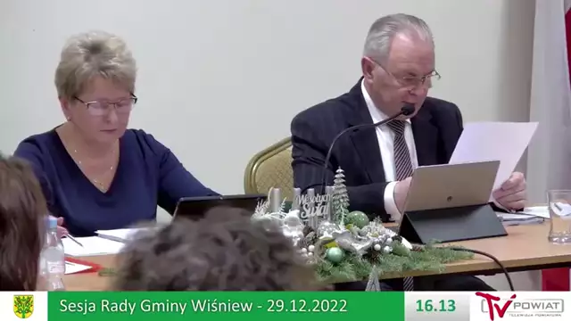 Sesja Rady Gminy Wiśniew – 29.12.2022