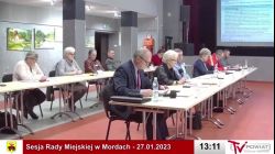 Sesja Rady Miejskiej w Mordach – 27.01.2023