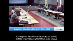 Sesja Rady Miejskiej w Mordach – 29.05.2023 / NAPISY