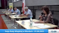 Sesja Rady Miejskiej w Mordach – 01.08.2023