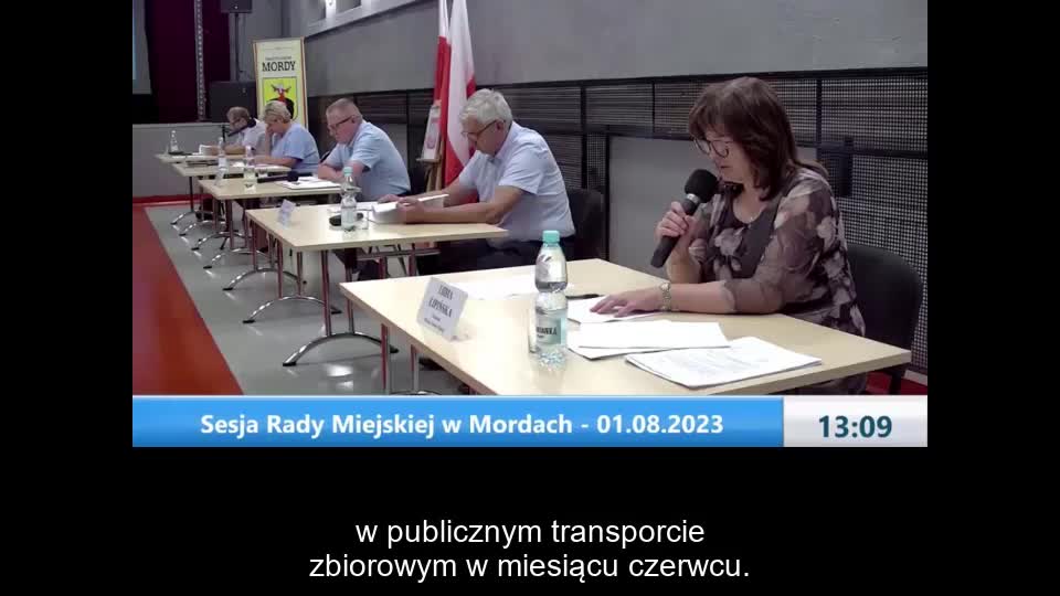 Sesja Rady Miejskiej w Mordach – 01.08.2023 / NAPISY