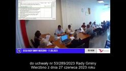 Sesja Rady Gminy Wierzbno – 11.09.2023 / NAPISY