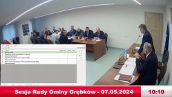 Sesja Rady Gminy Grębków - 07.05.2024