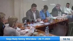 Sesja Rady Gminy Wierzbno – 26.11.2024